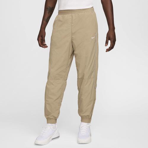 Nike Mens Solo Swoosh Track Pants - Khaki/White Product Image