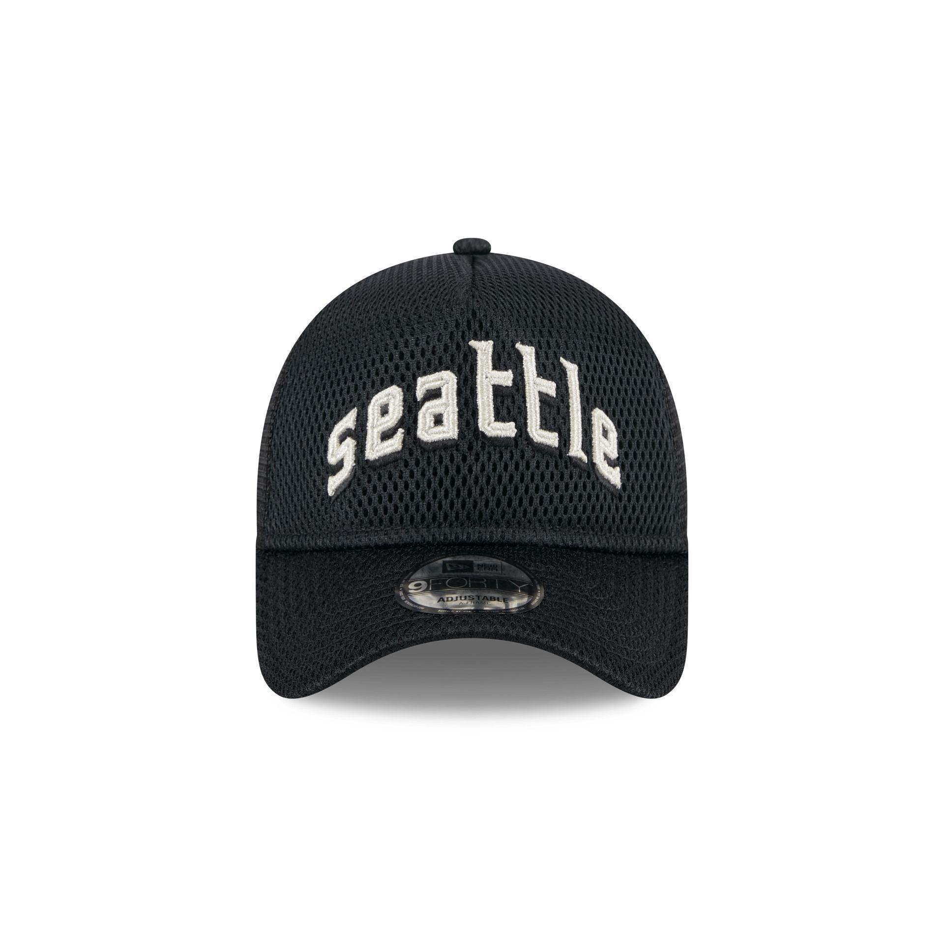 Seattle Mariners City Mesh 9FORTY A-Frame Trucker Hat Male Product Image
