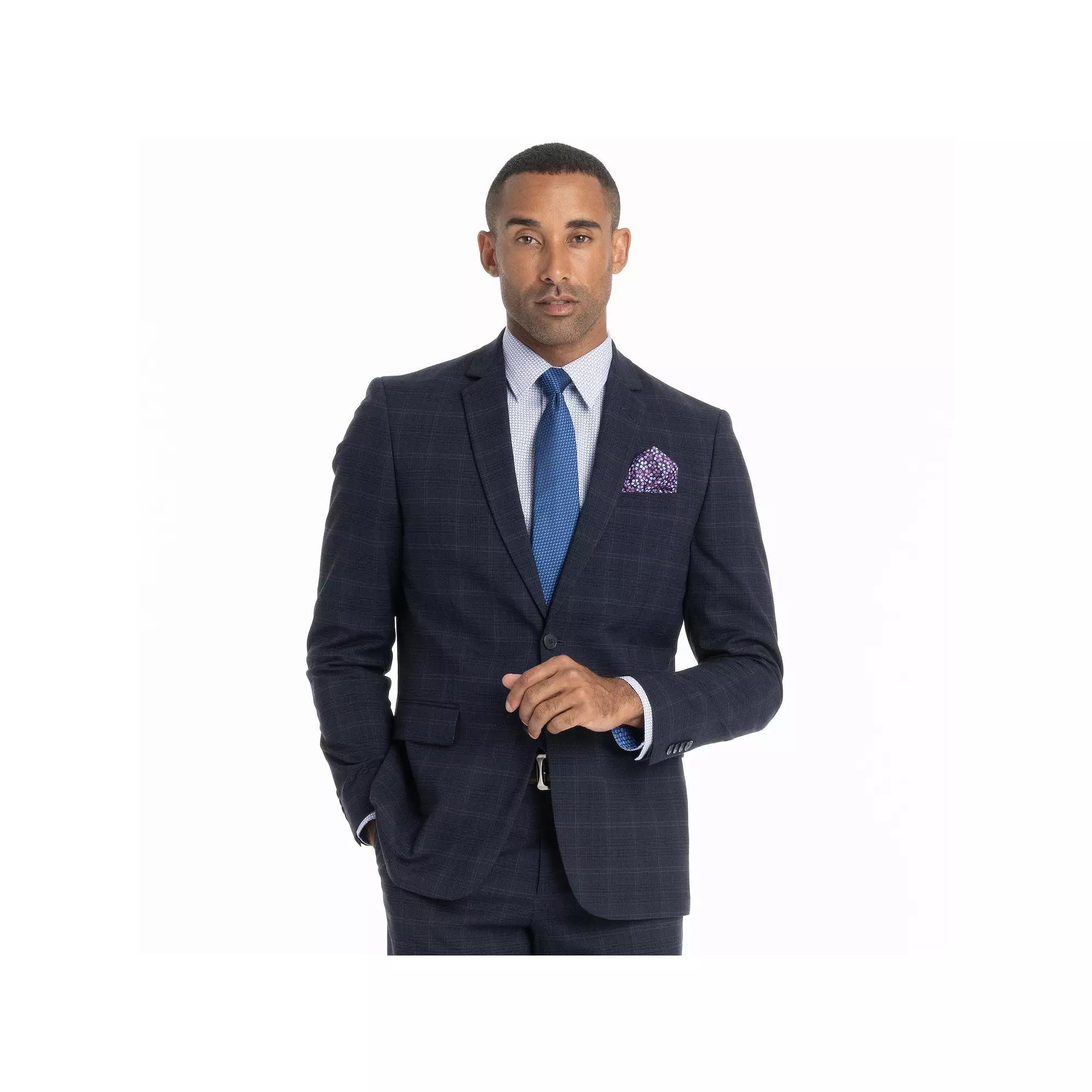 Men's Nick Graham Broadway Slim Fit Suit Jacket, Size: 38 - Regular, Blue Plaid Product Image