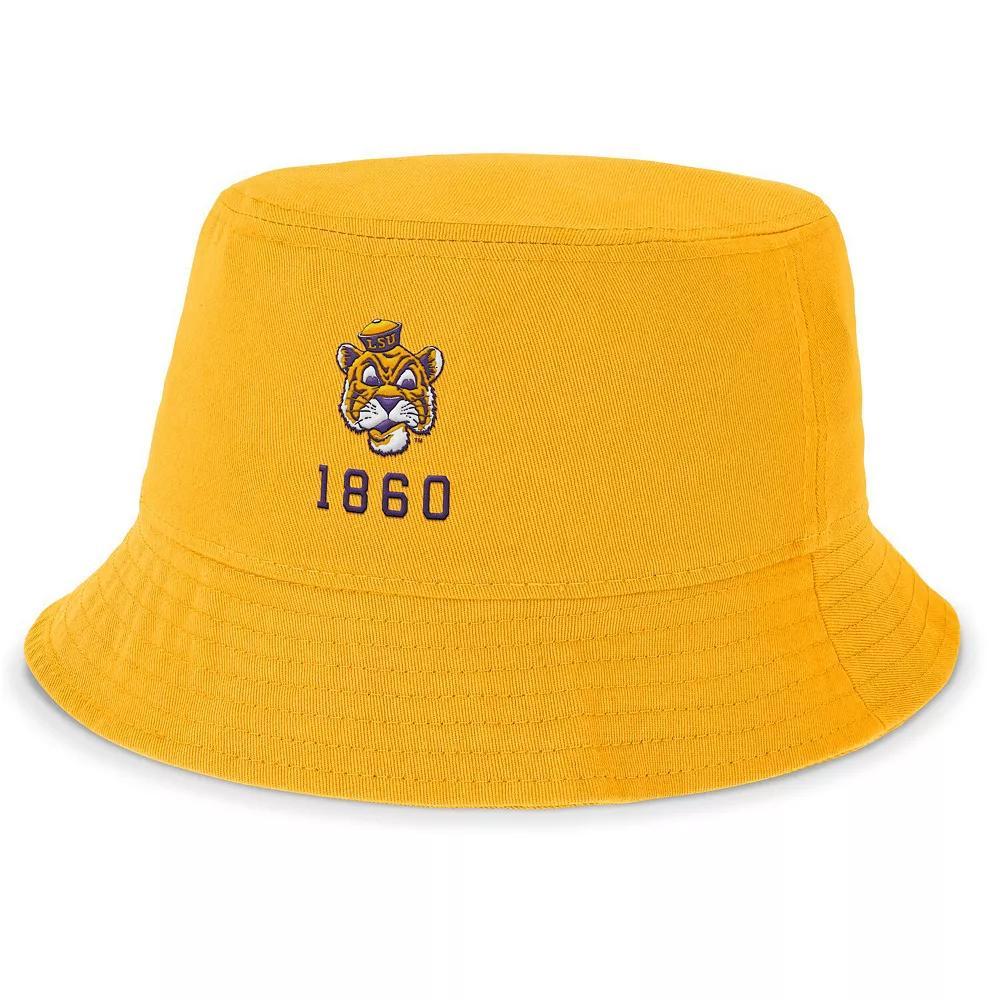 Men's Nike Gold LSU Tigers Legacy Apex Bucket Hat, Size: Medium Product Image