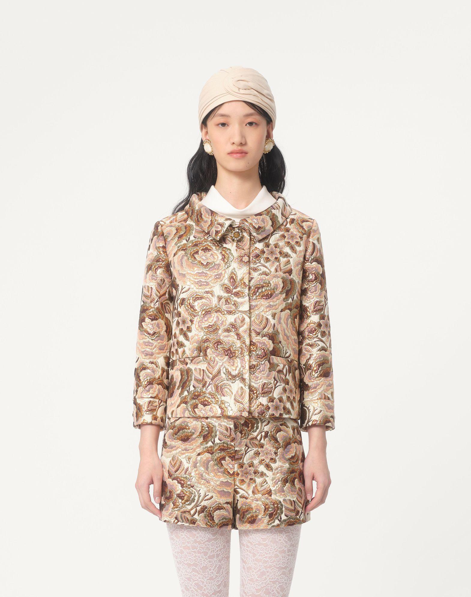 Apres L'Hiver Matelasse' Rose Lurex Jacket  Product Image