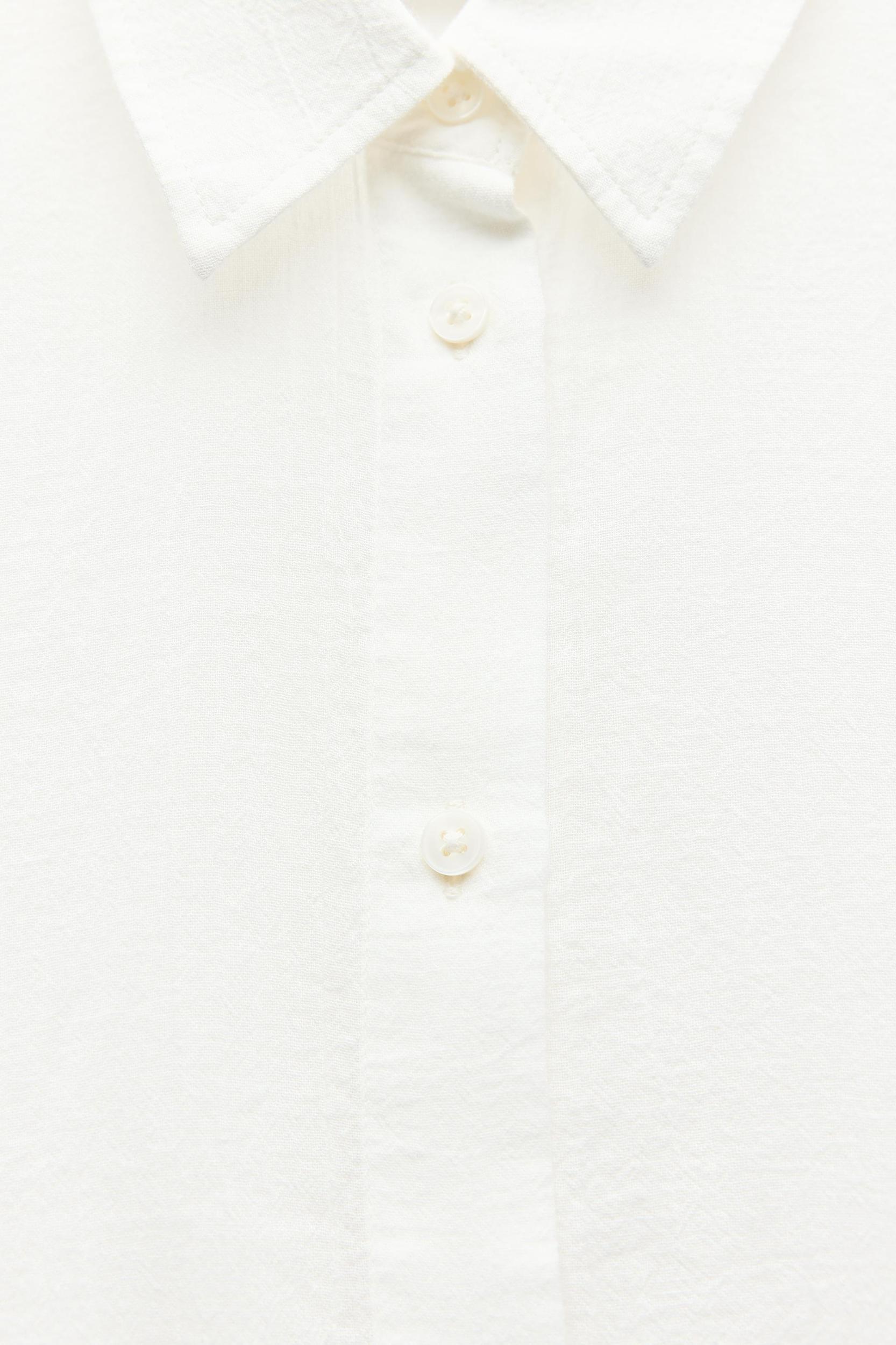 OVERSIZED COTTON CHIFFON SHIRT Product Image