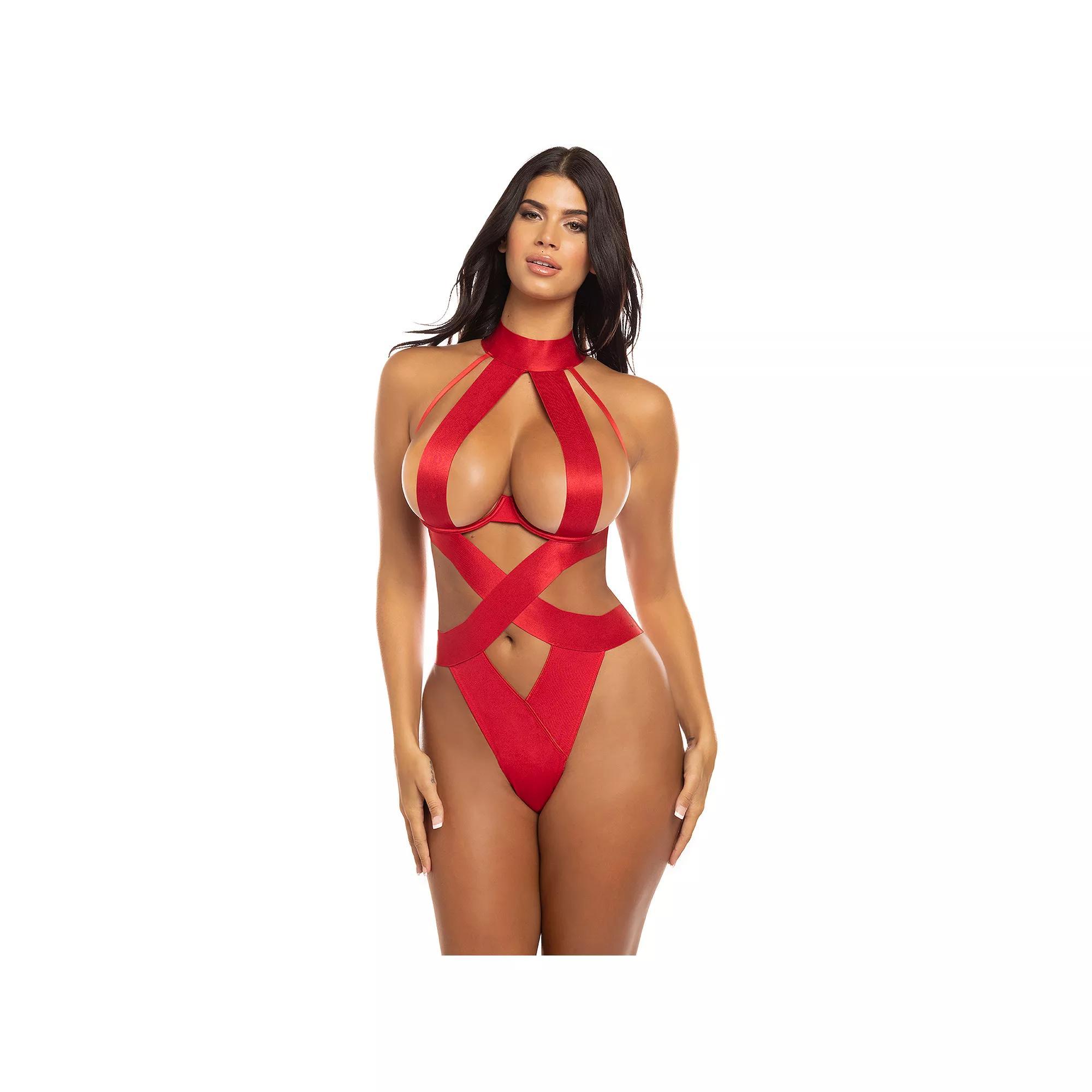 Oh La La Cheri Lydie Teddy 51-11592, Women's, Size: Large-XL, Red Product Image