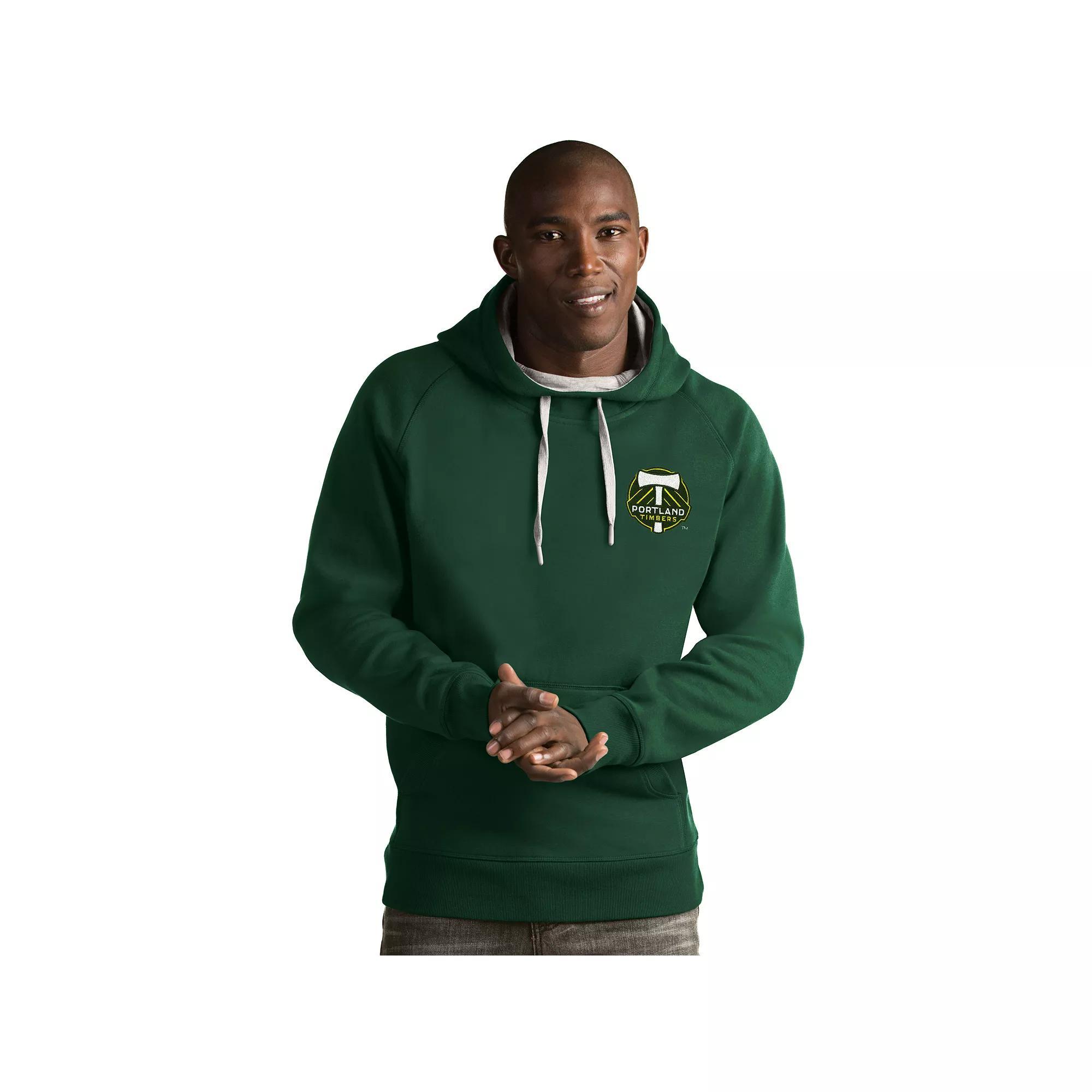 Men's Antigua Orlando City SC Victory Pullover Hoodie, Size: XL, Orf Purple Product Image