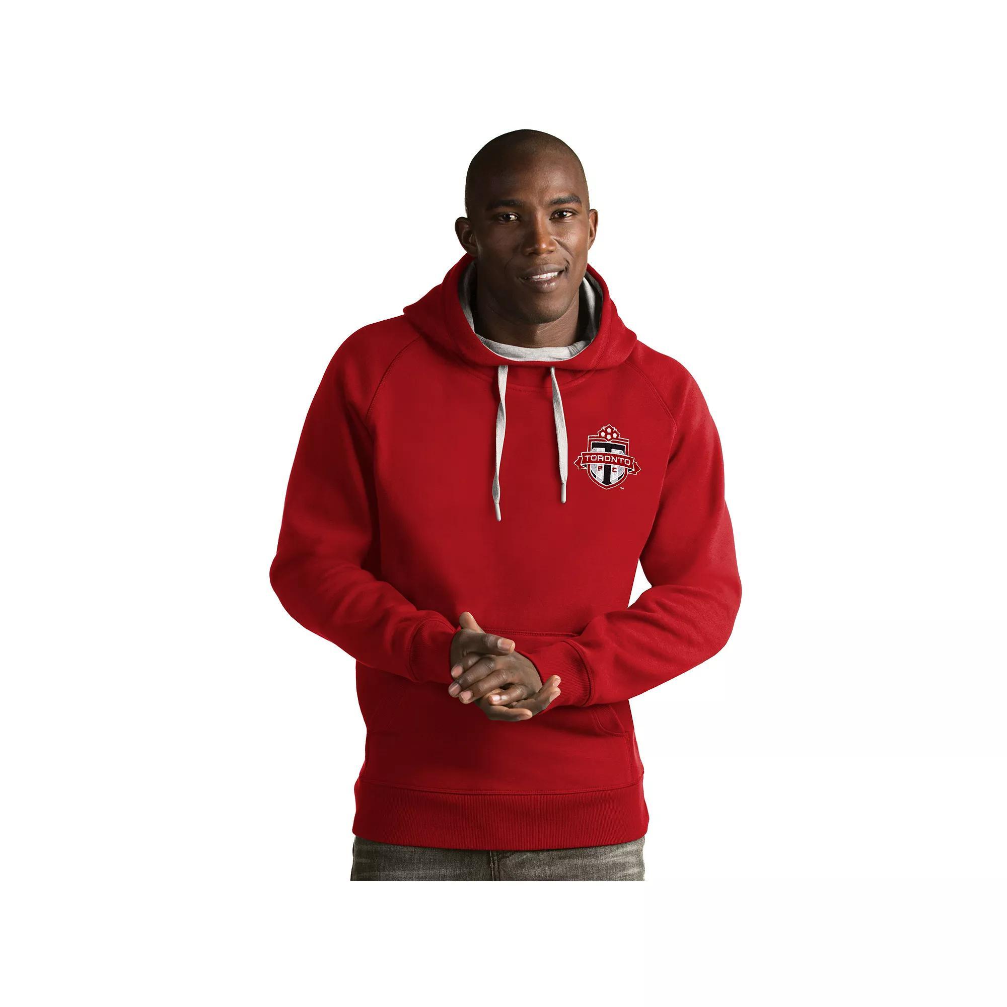 Mens Antigua FC Dallas Victory Pullover Hoodie Product Image