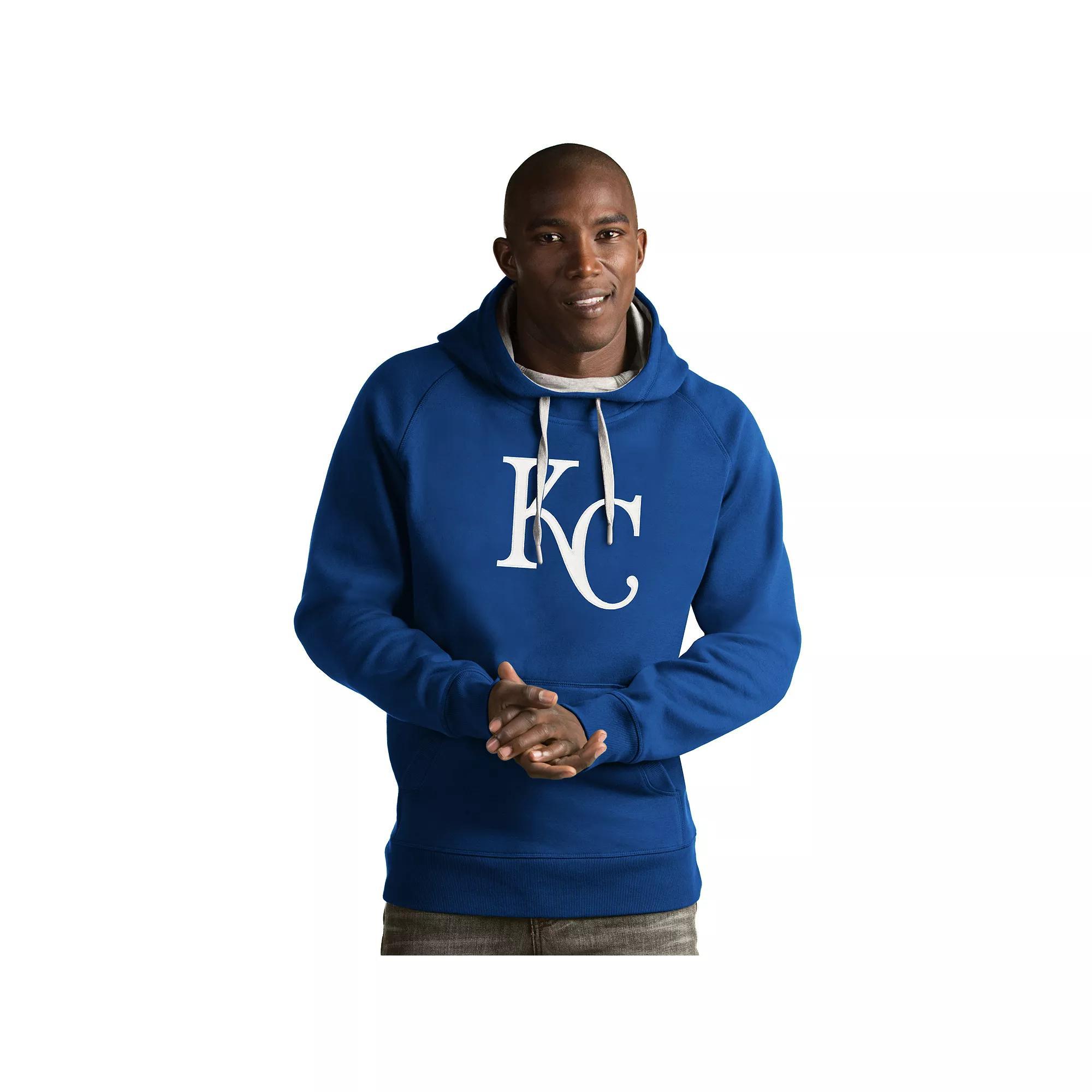 Mens Antigua Kansas City Royals Victory Logo Hoodie Product Image