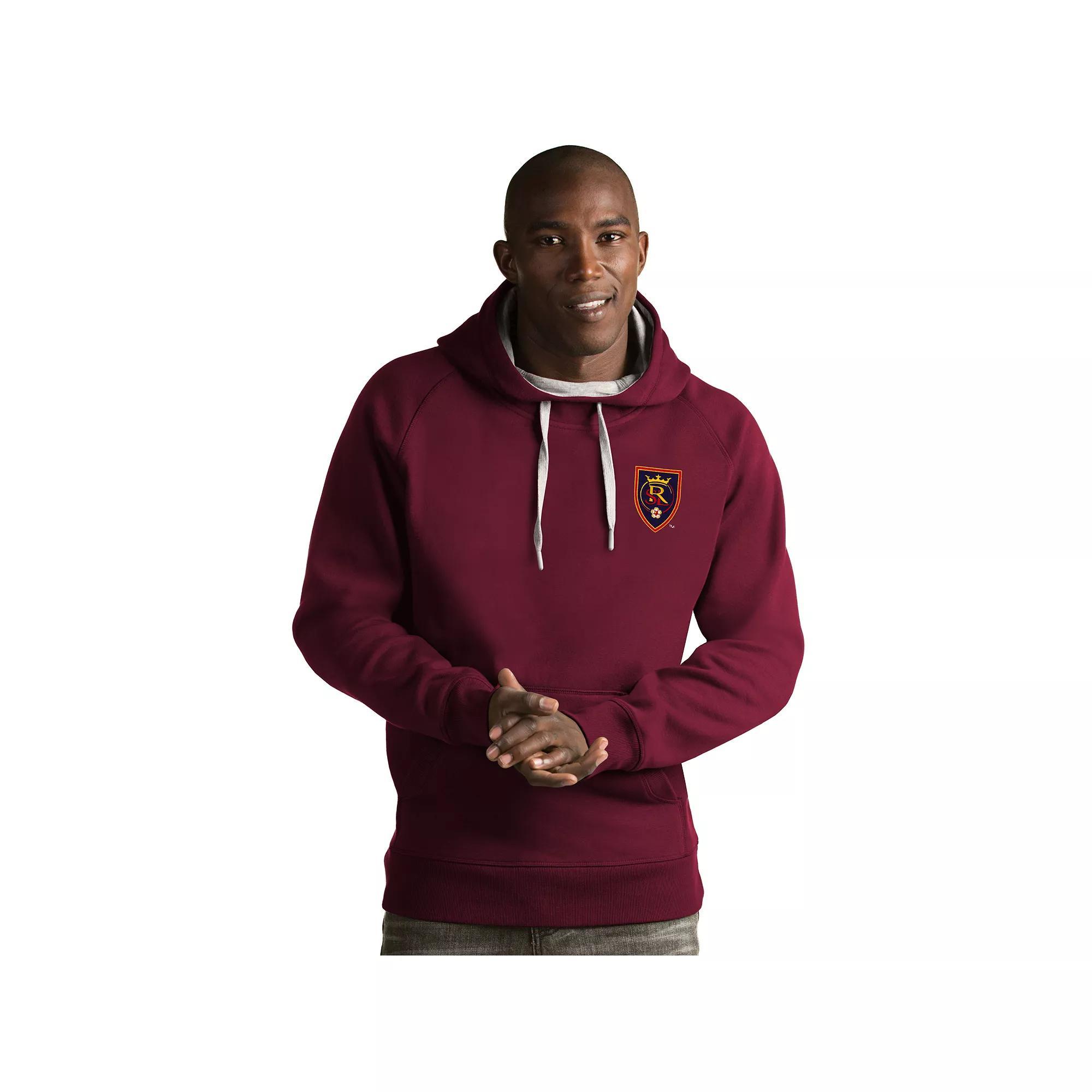 Mens Antigua Real Salt Lake Victory Pullover Hoodie Product Image
