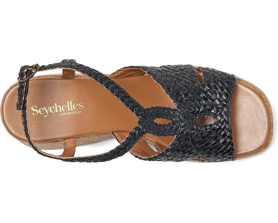 Adorned Raffia Platform Slide Product Image