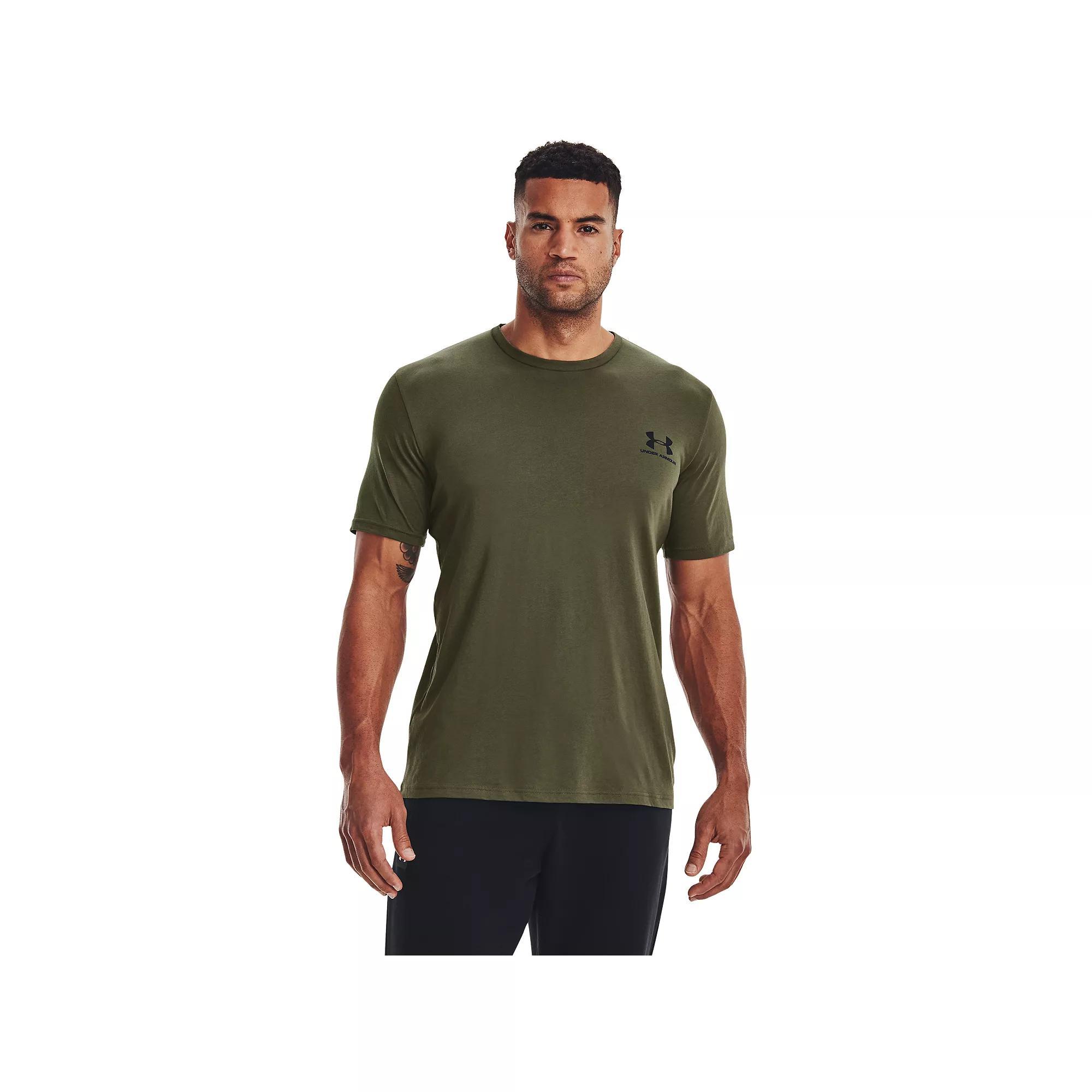 Men's Under Armour Sportstyle Tee, Size: XL, Marine Od Green Product Image