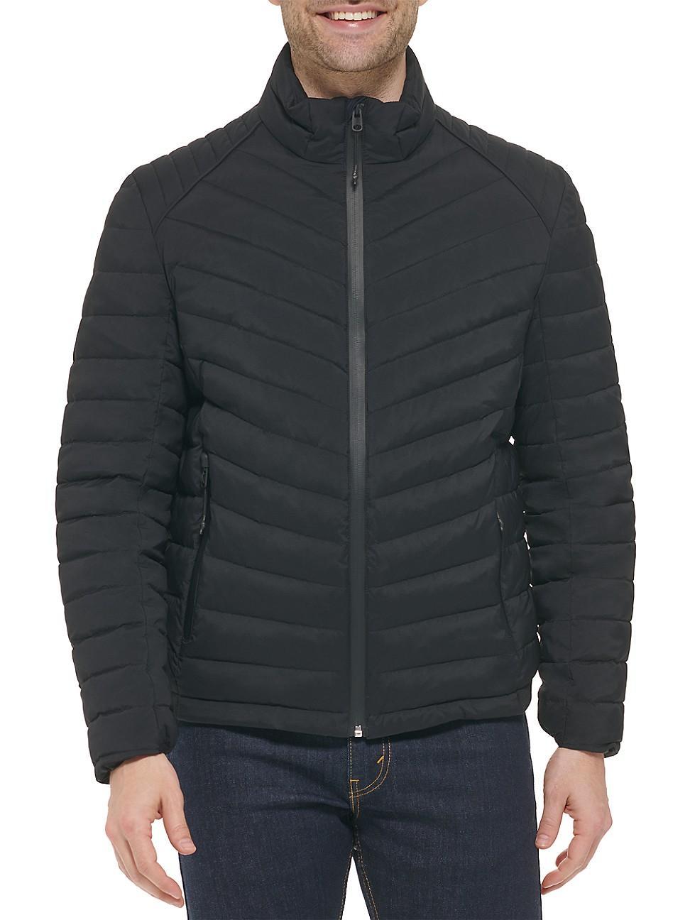 Cole Haan Stretch Quilted Jacket Product Image