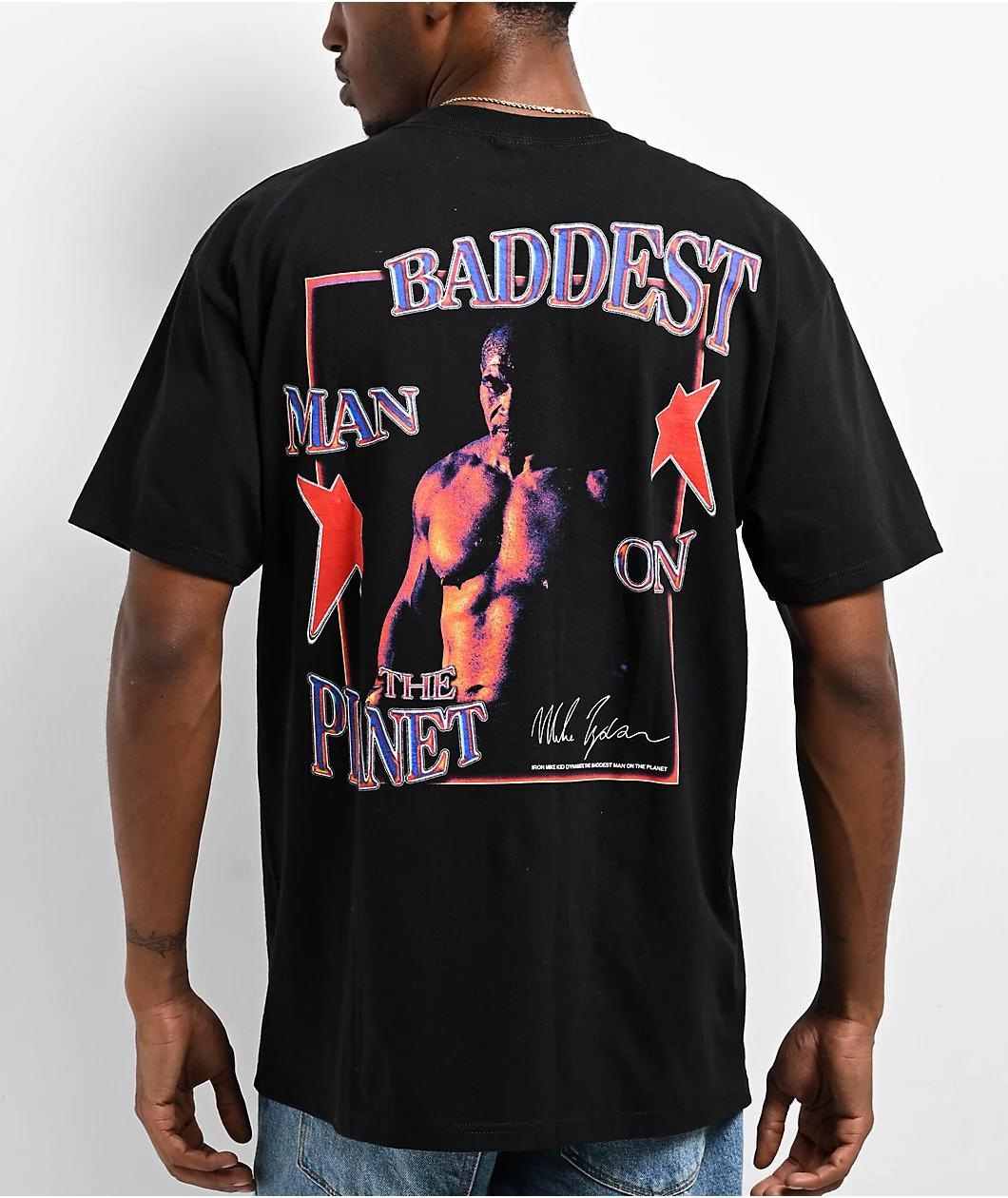 Mike Tyson Savage Planet Black T-Shirt Product Image