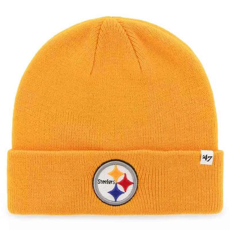 Mens 47 Pittsburgh Steelers Secondary Basic Cuffed Knit Hat Product Image