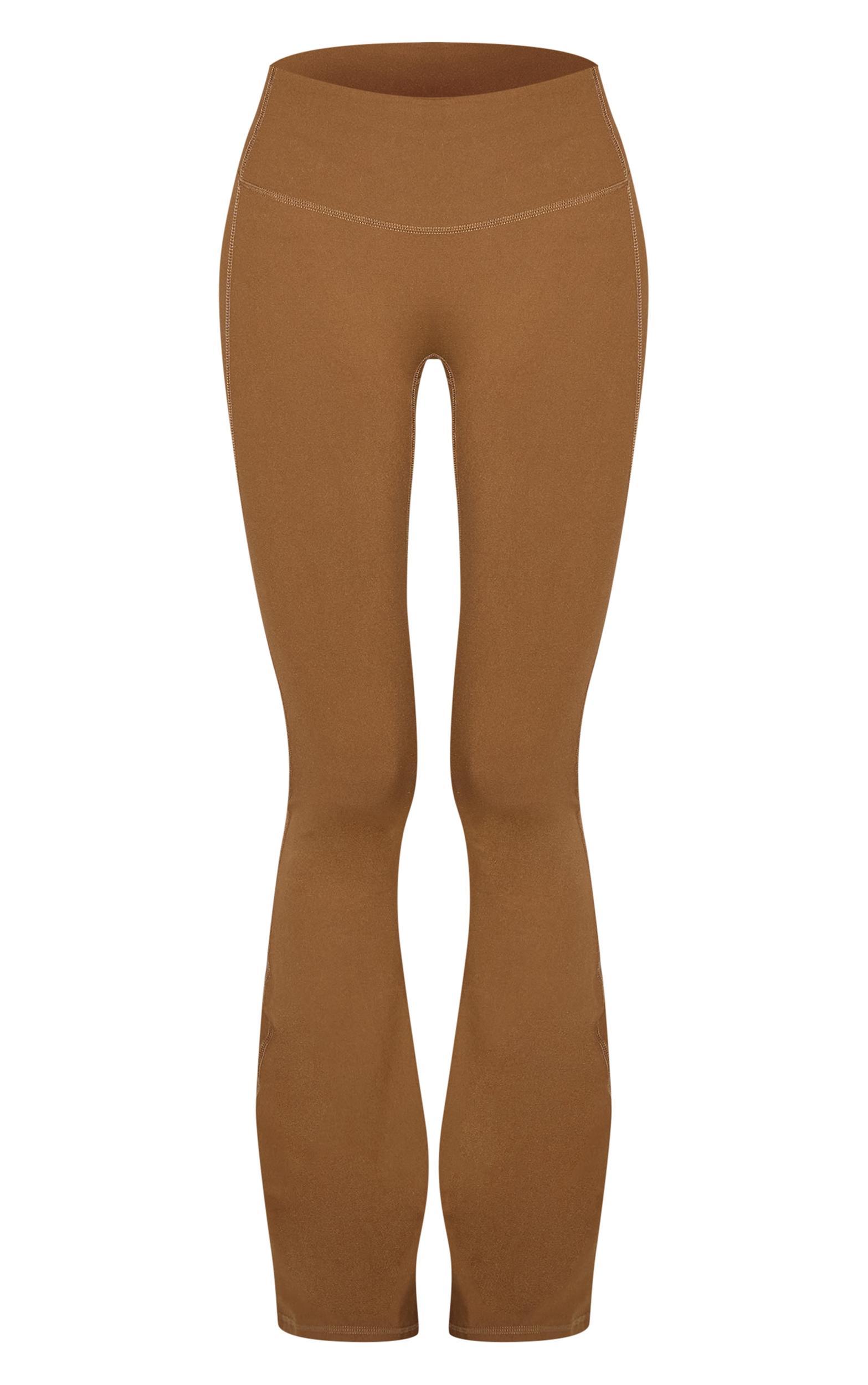 Caramel Sculpt Flare Yoga Pants Product Image