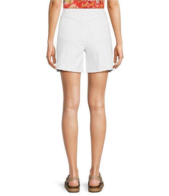 NYDJ Berkyn Stretch Denim High Rise Relaxed Fit Shorts Product Image