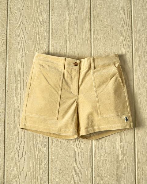 Women's Malibu Corduroy Short in Straw Product Image