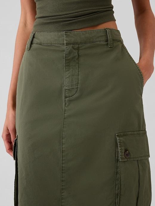 Utility Cargo Midi Skirt Product Image