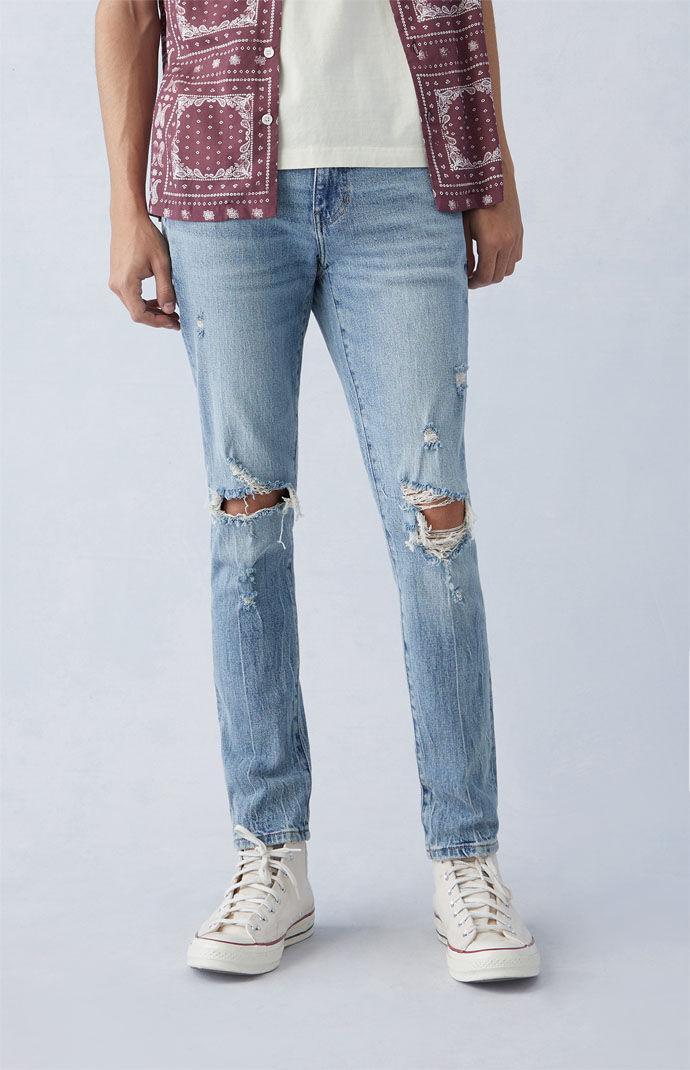 Men's Comfort Stretch Indigo Skinny Jeans 30W x 32L Product Image