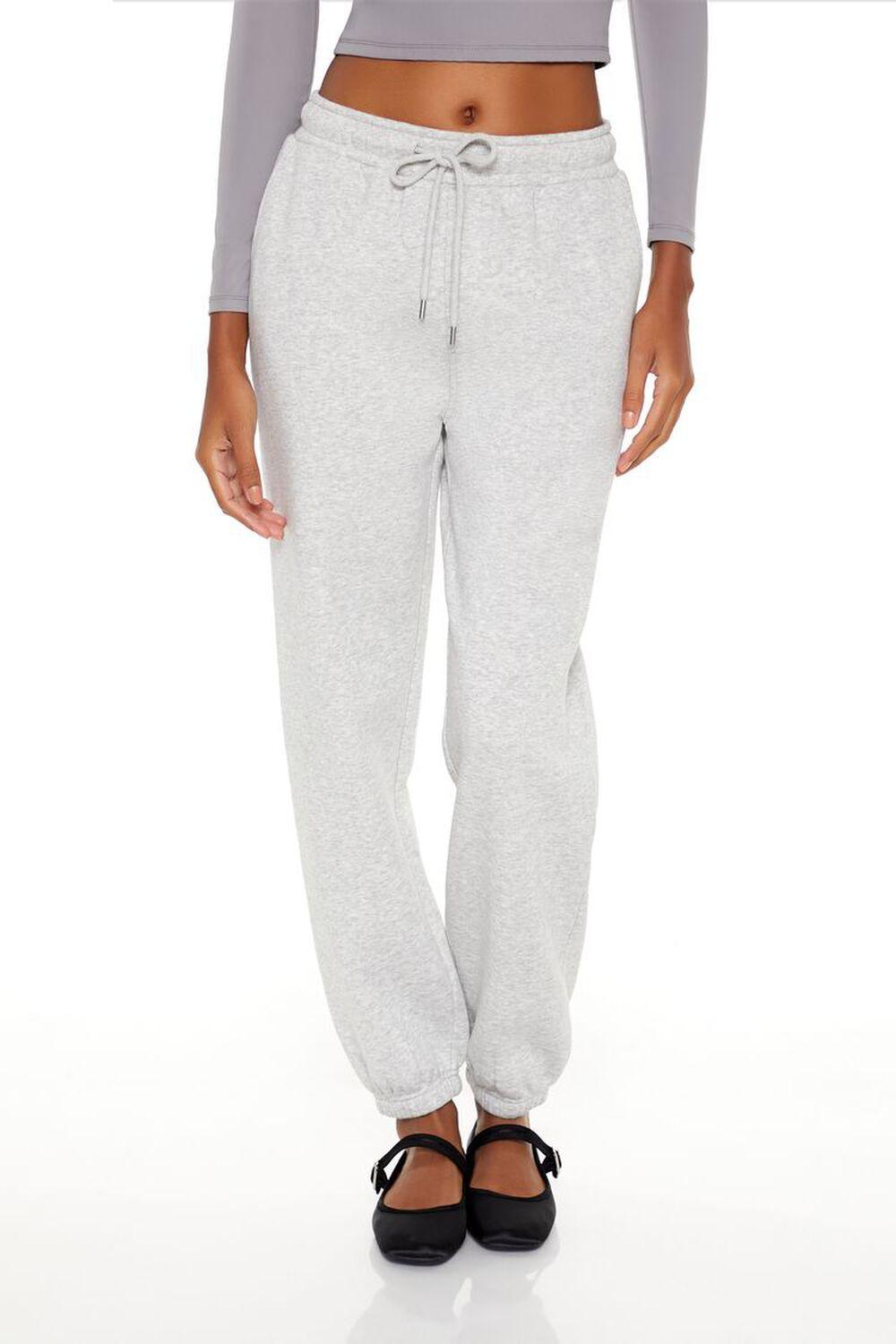 Fleece Drawstring Joggers | Forever 21 Product Image