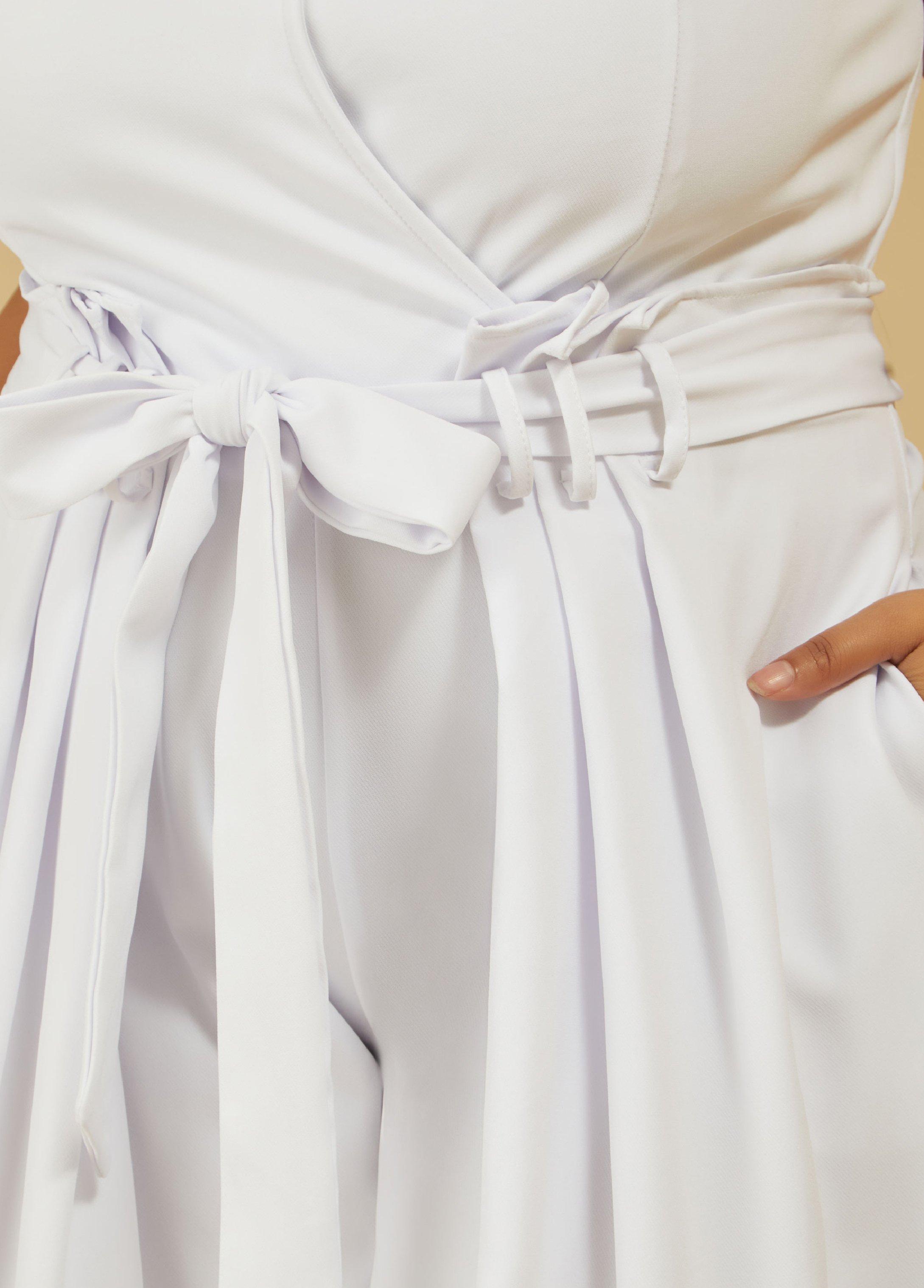 Plus Size Cropped Wide Leg Jumpsuit Ashley Stewart Product Image