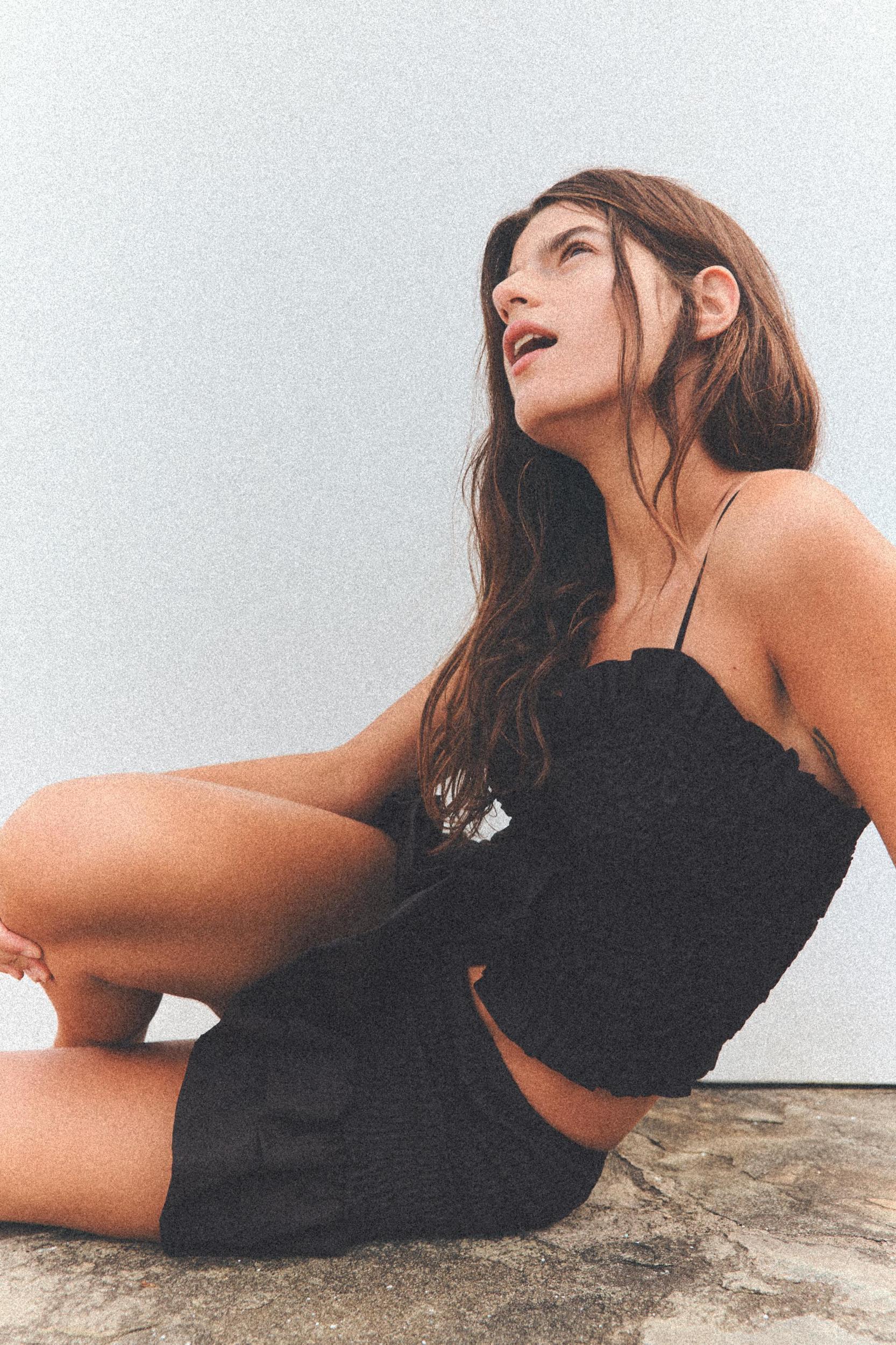 RUFFLED MINI SKIRT Product Image