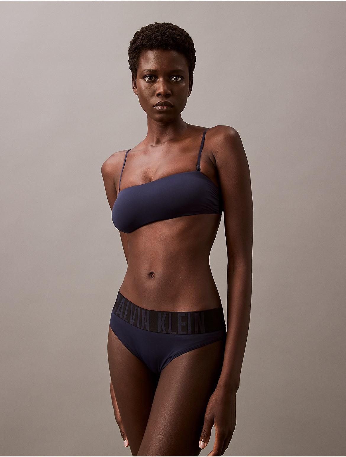 Calvin Klein Women's Intense Power Micro Unlined Bandeau - Black - XS Product Image