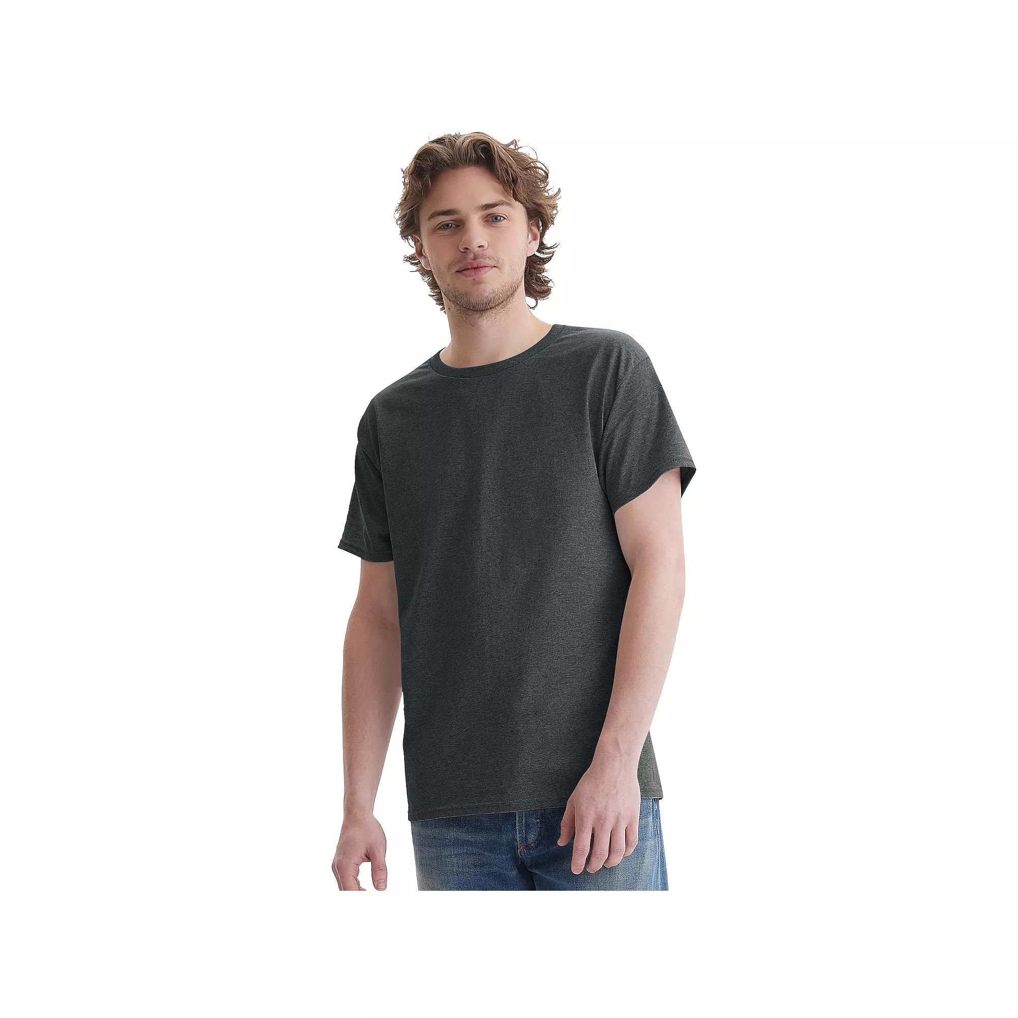 Men's Hanes® Essentials 4-Pack Cotton T-Shirt, Size: XL, Blue Product Image