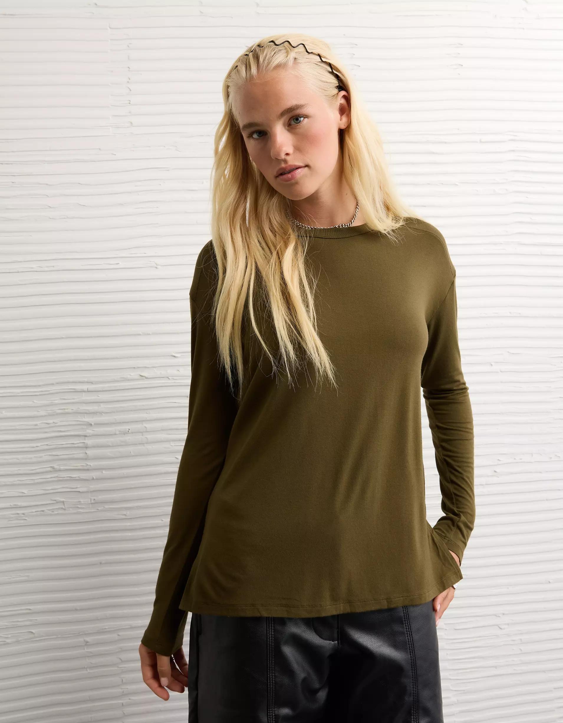 AE Soft & Sexy Long Sleeve T-Shirt Product Image