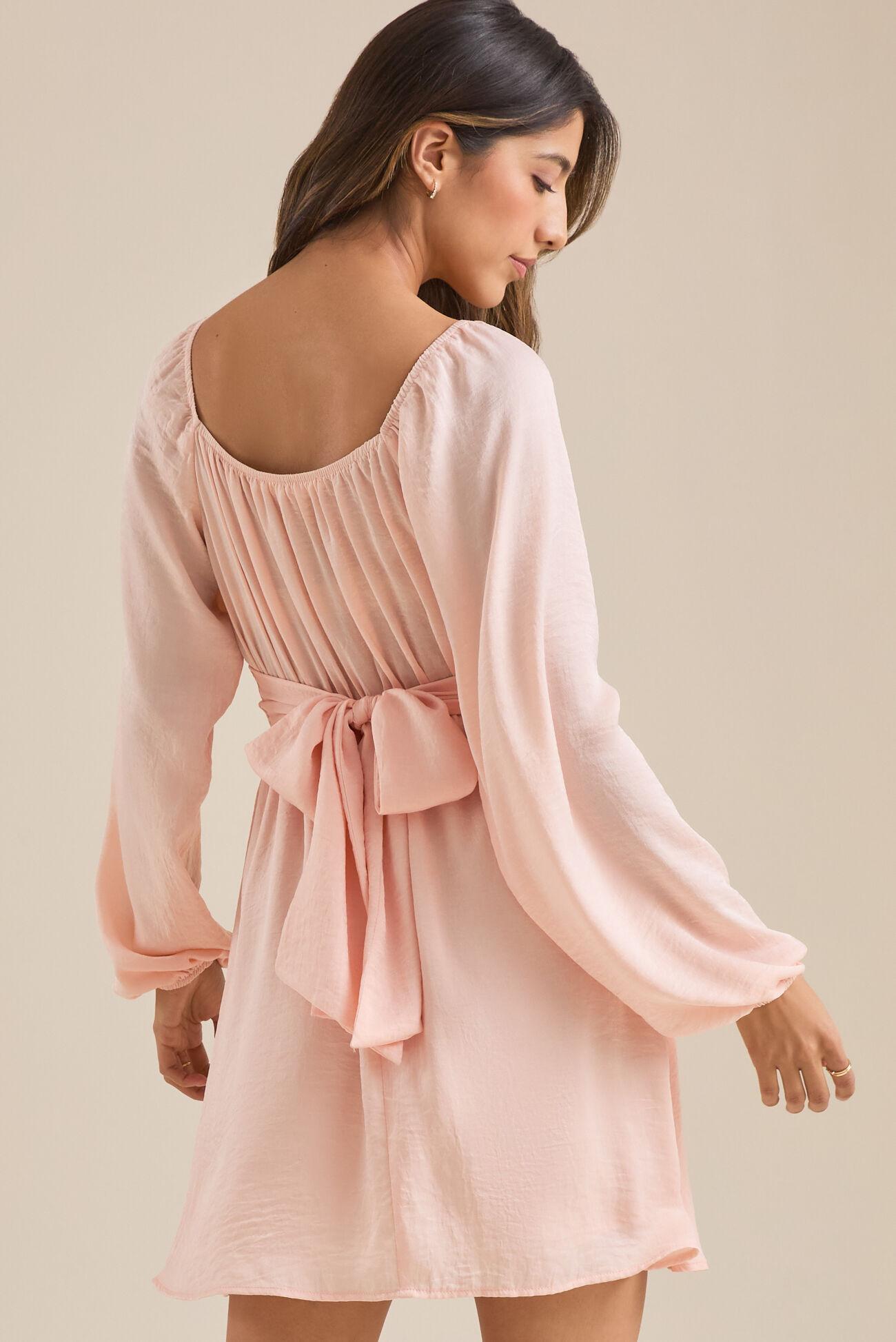 Rylee Satin Mini Dress Product Image