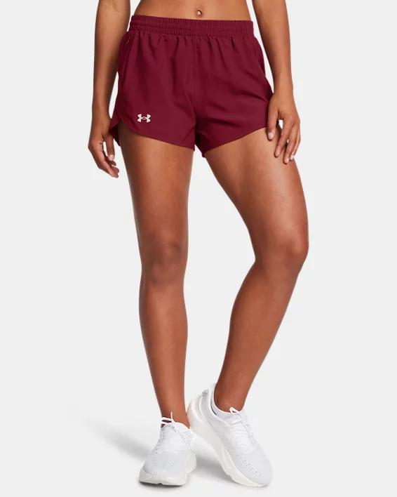 Women's Under Armour Fly-By Shorts, Size: XL, Ether Blue Product Image