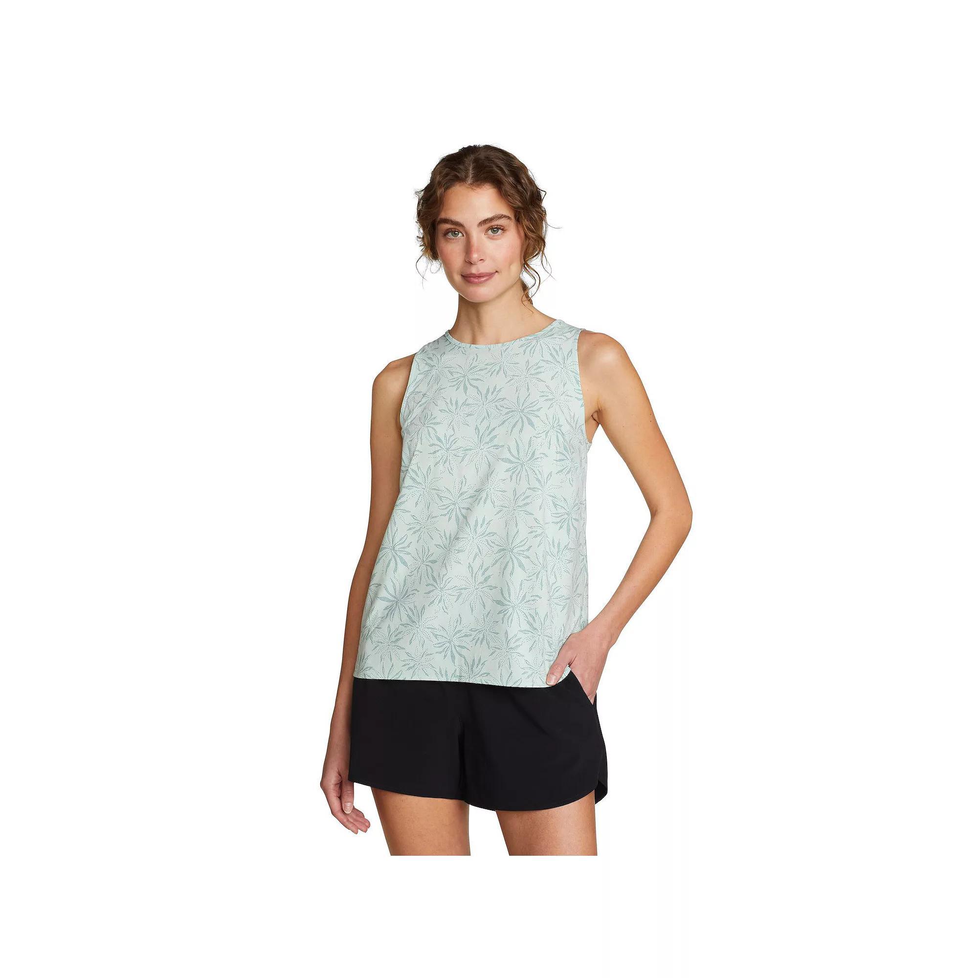 Women's Eddie Bauer Departure Crewneck Tank Top, Size: Small, Meadow Product Image