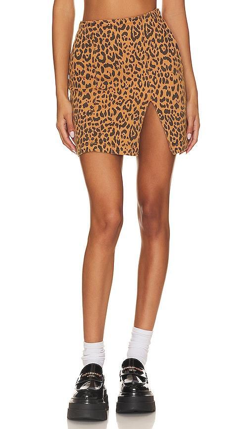 The Side Splitter Mini Skirt MOTHER Product Image