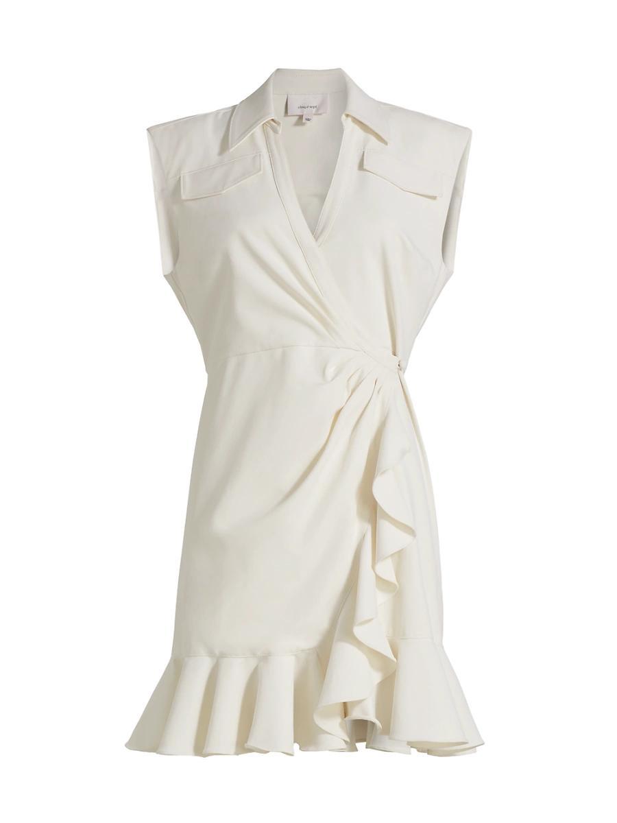Womens Zenni Mini Wrap Dress Product Image