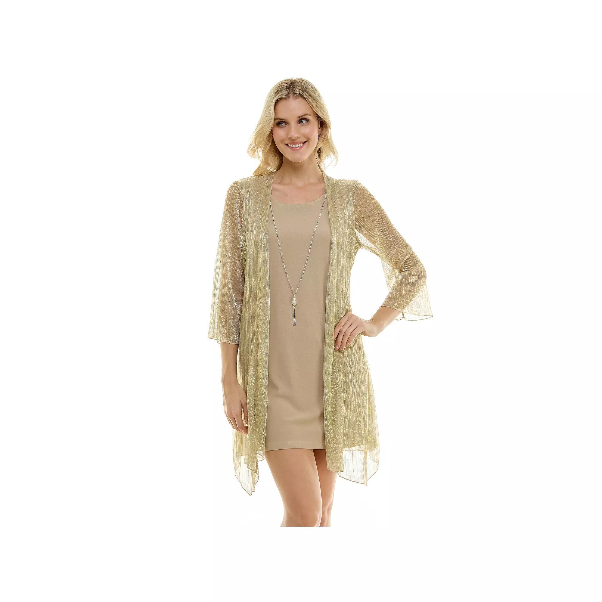 Womens Luxology 2-Piece Necklace & Jacket Dress Set, Womens Product Image