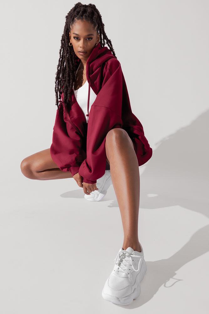 Zip Cloud Hoodie - Pistachio Product Image