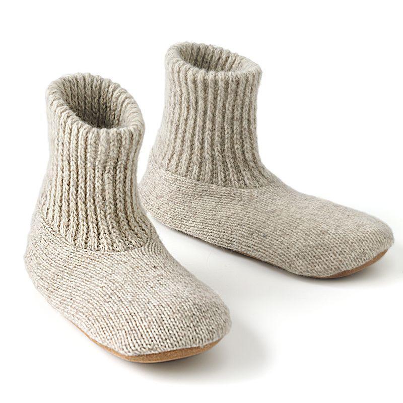 MUK LUKS Morty Ragg Wool Mens Slipper Socks Blue Product Image