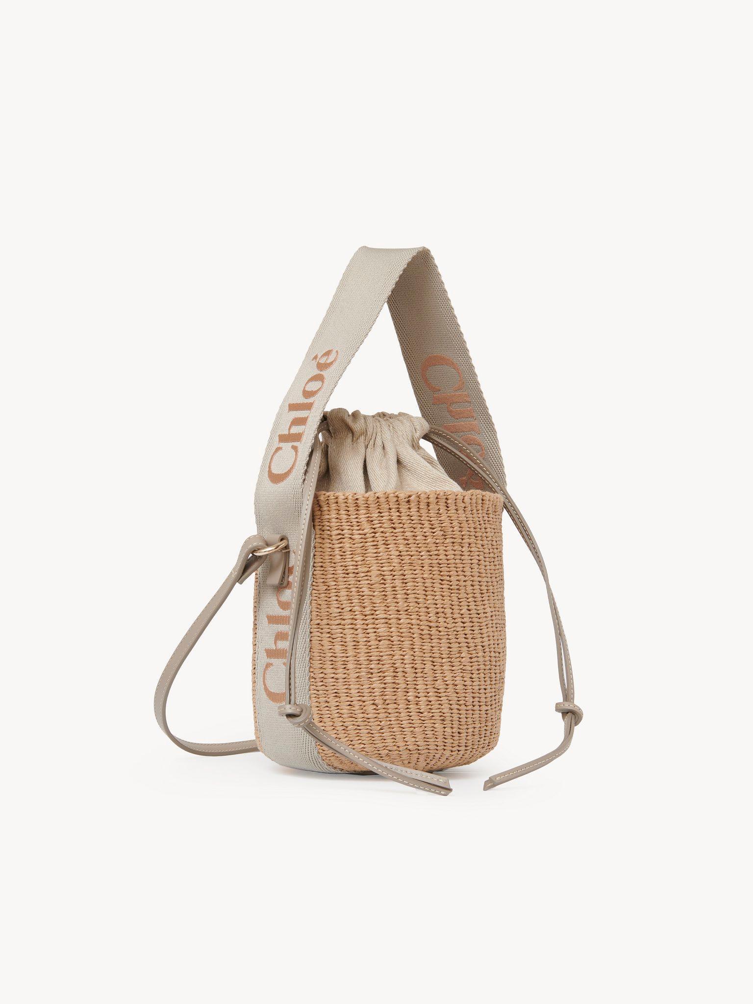 Small Woody basket in natural fibers Product Image