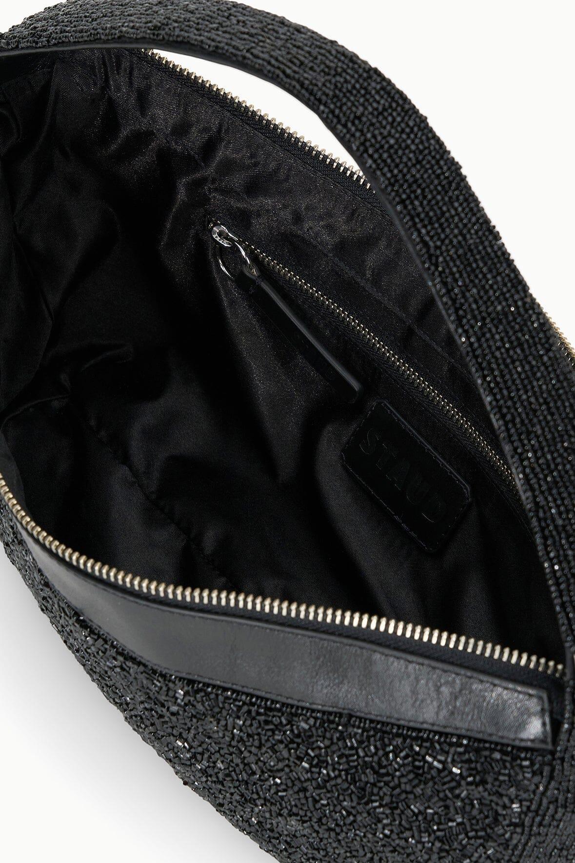 DEMY BEADED SHOULDER BAG | BLACK Product Image