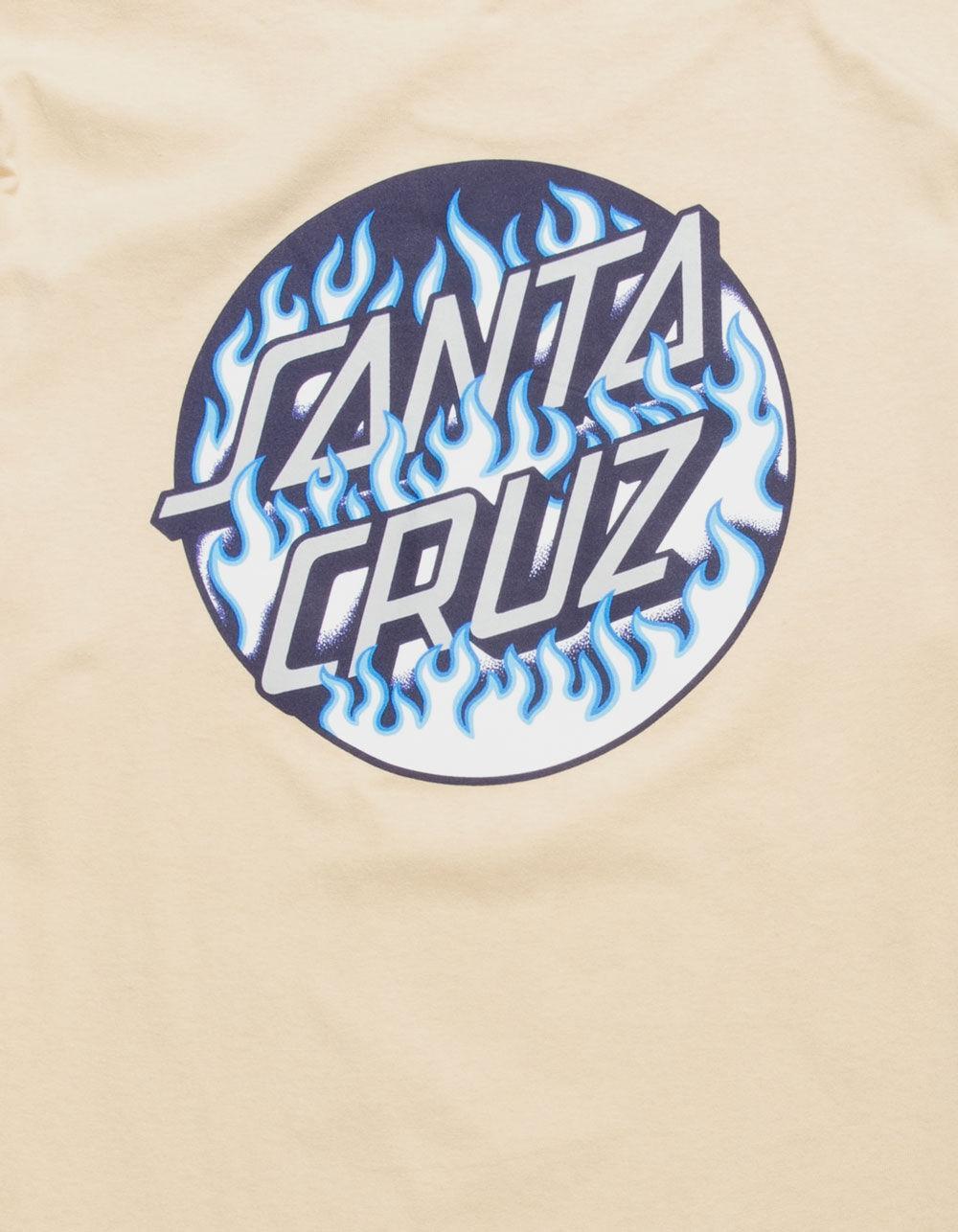 SANTA CRUZ Blaze Dot Mens Tee - SAND Product Image
