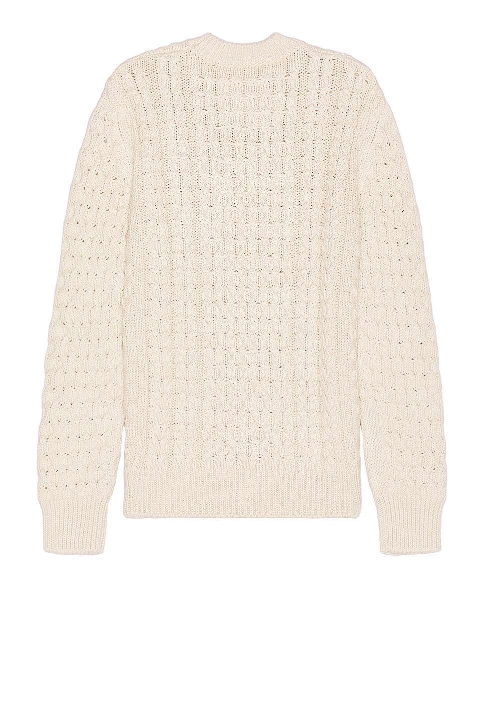 Givenchy Crew Neck Sweater in Cream Product Image