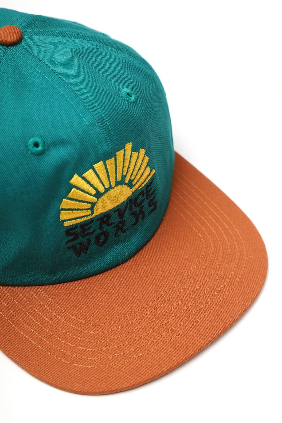Sunny Side Up Cap - Teal/Brown Product Image