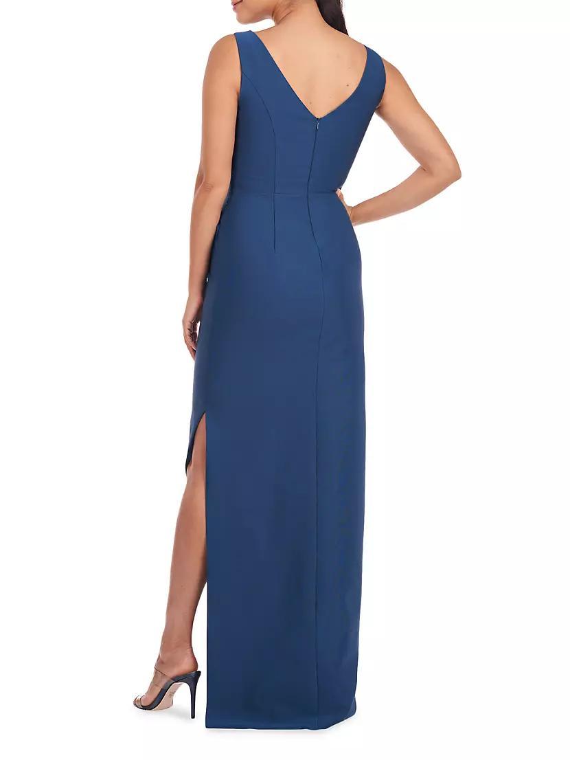 Felix Draped Column Gown Product Image