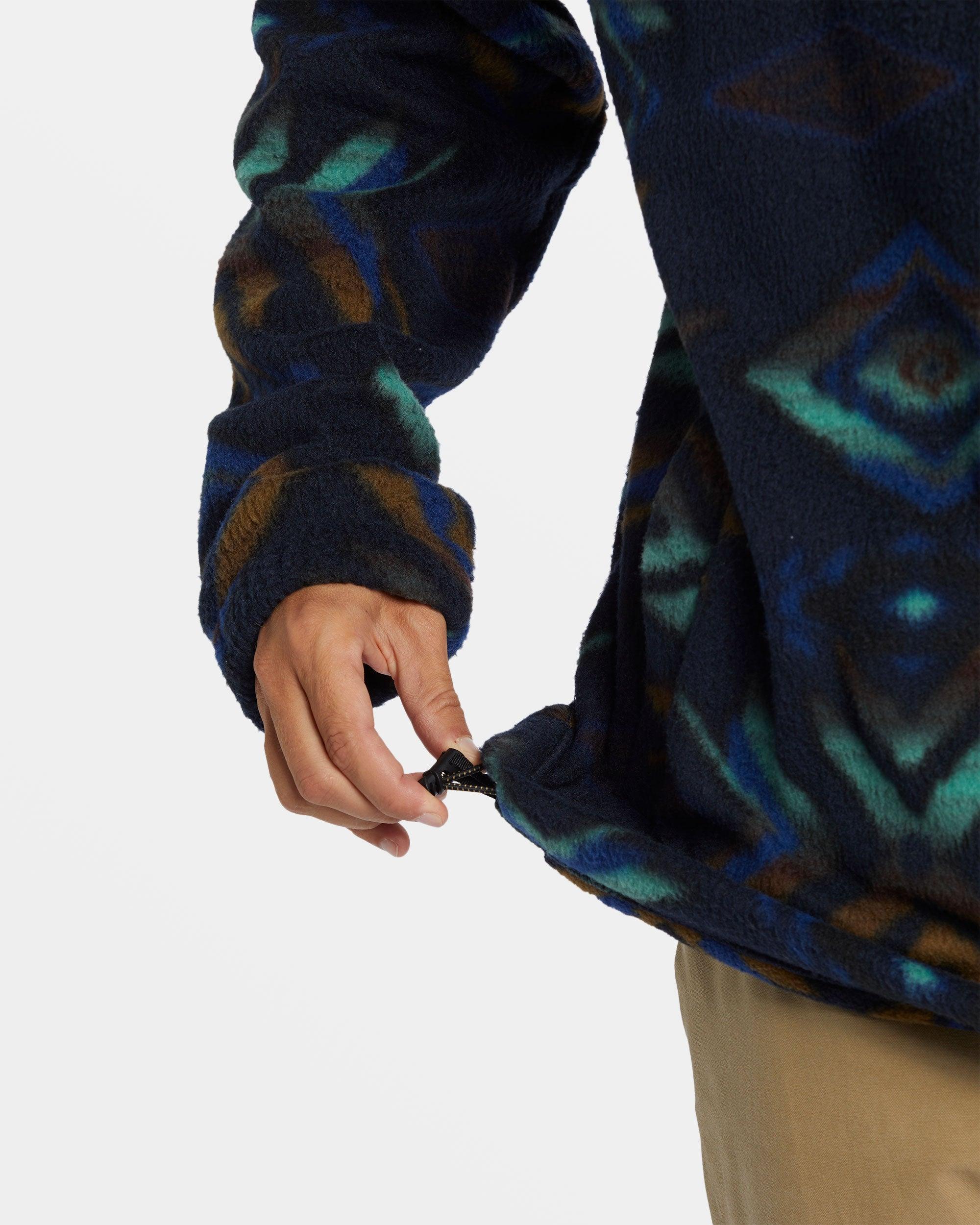 Boundary Polar Fleece Half Zip Pullover - Navy Male Product Image