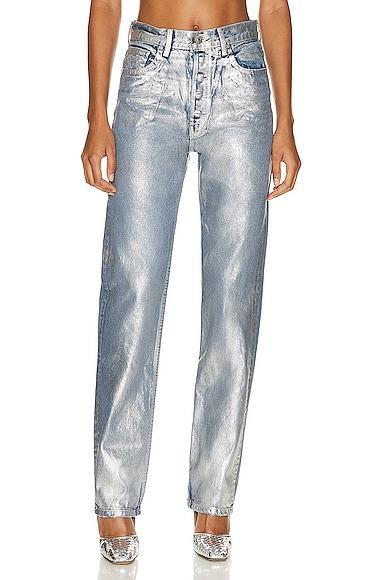 High Rise Straight EB Denim Product Image