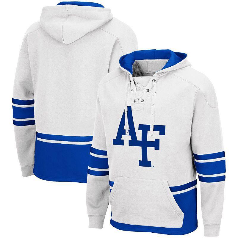 Men's Colosseum White Nebraska Huskers Lace Up 3.0 Pullover Hoodie, Size: Medium Product Image