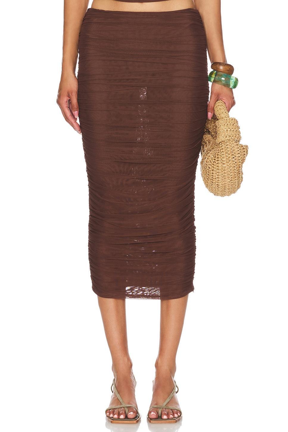 Pia Mesh Midi Skirt SER.O.YA Product Image