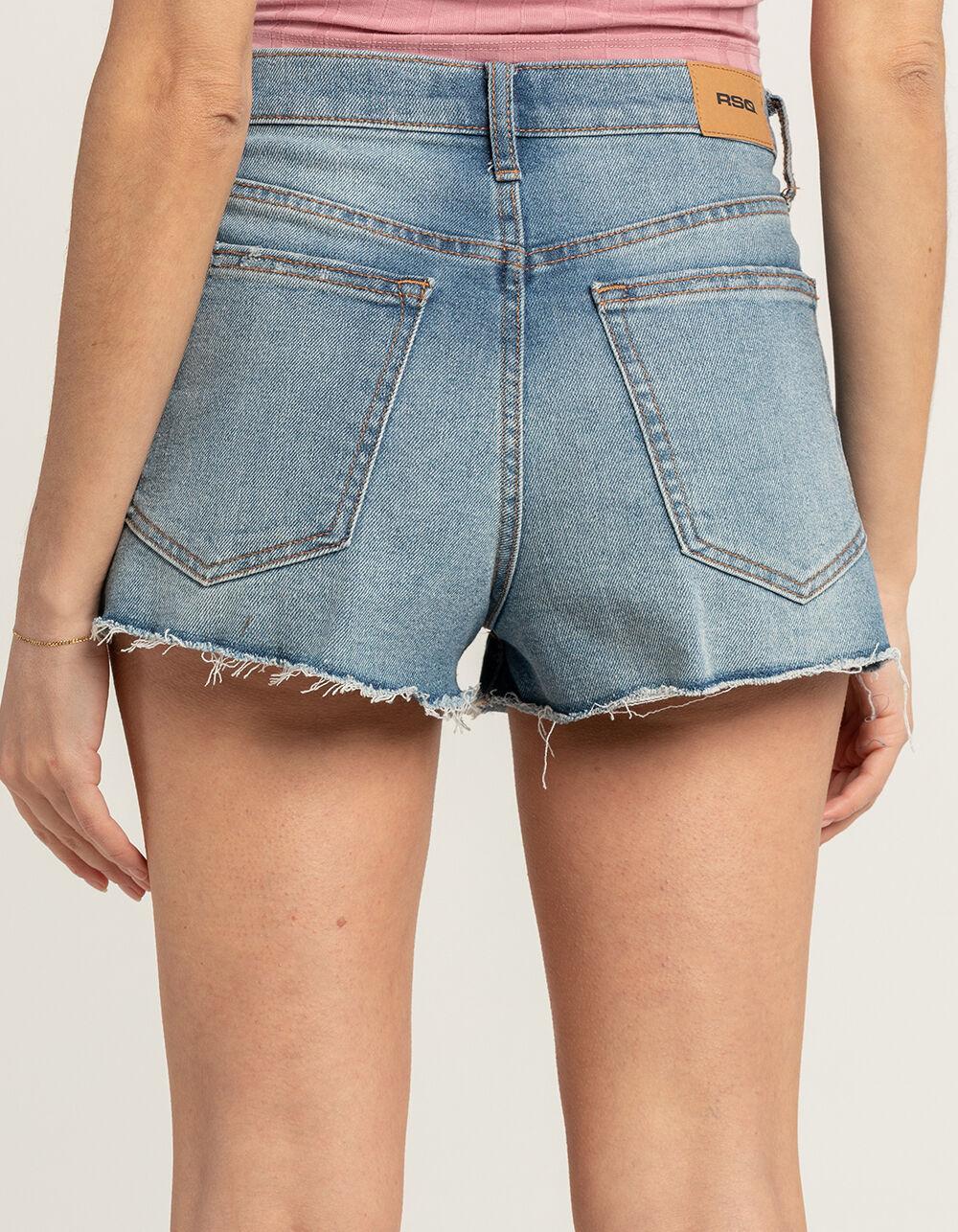 RSQ Womens Vintage High Rise Shorts - MEDIUM WASH Product Image