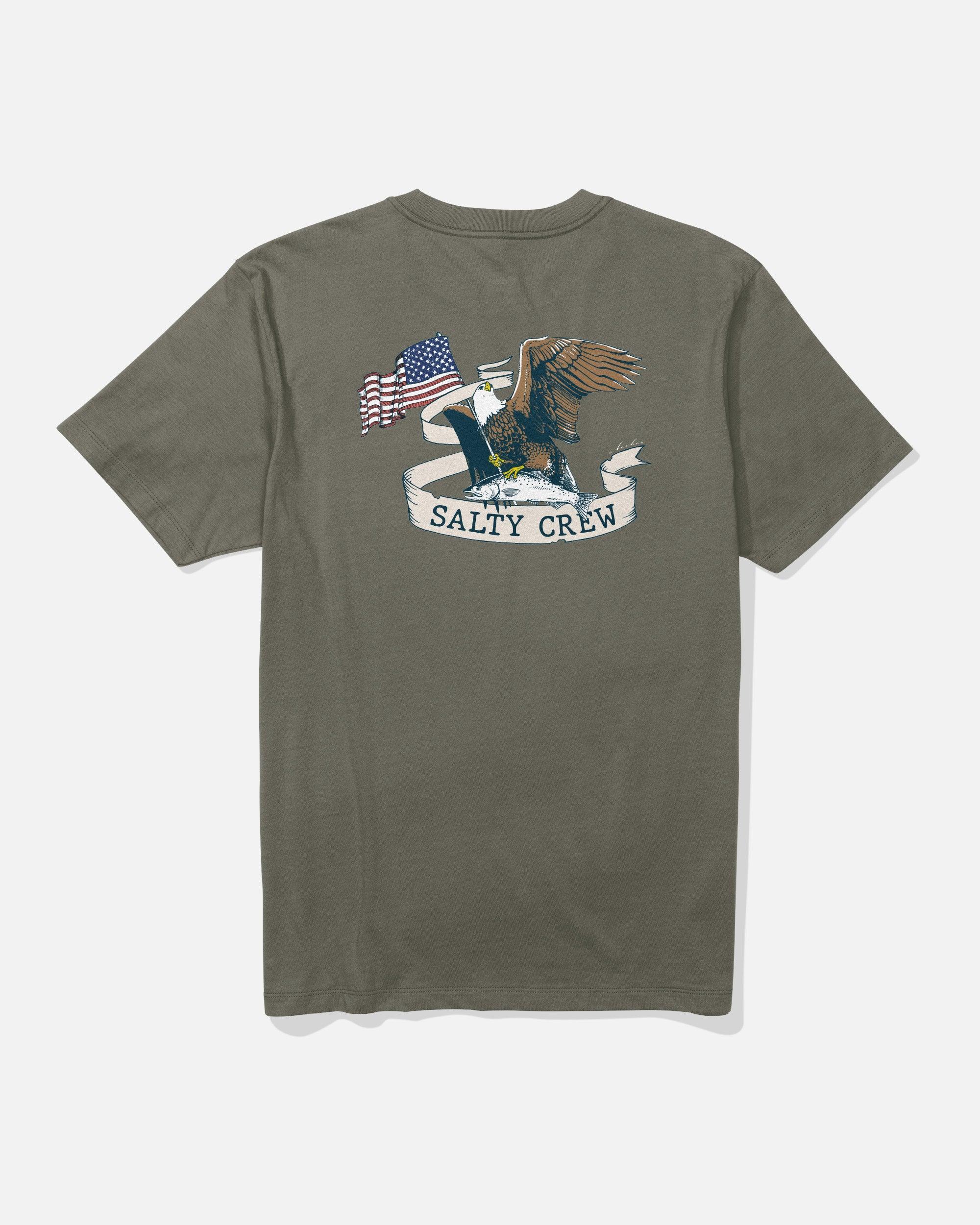 America Eagle Tee - Dusty Olive Male Product Image
