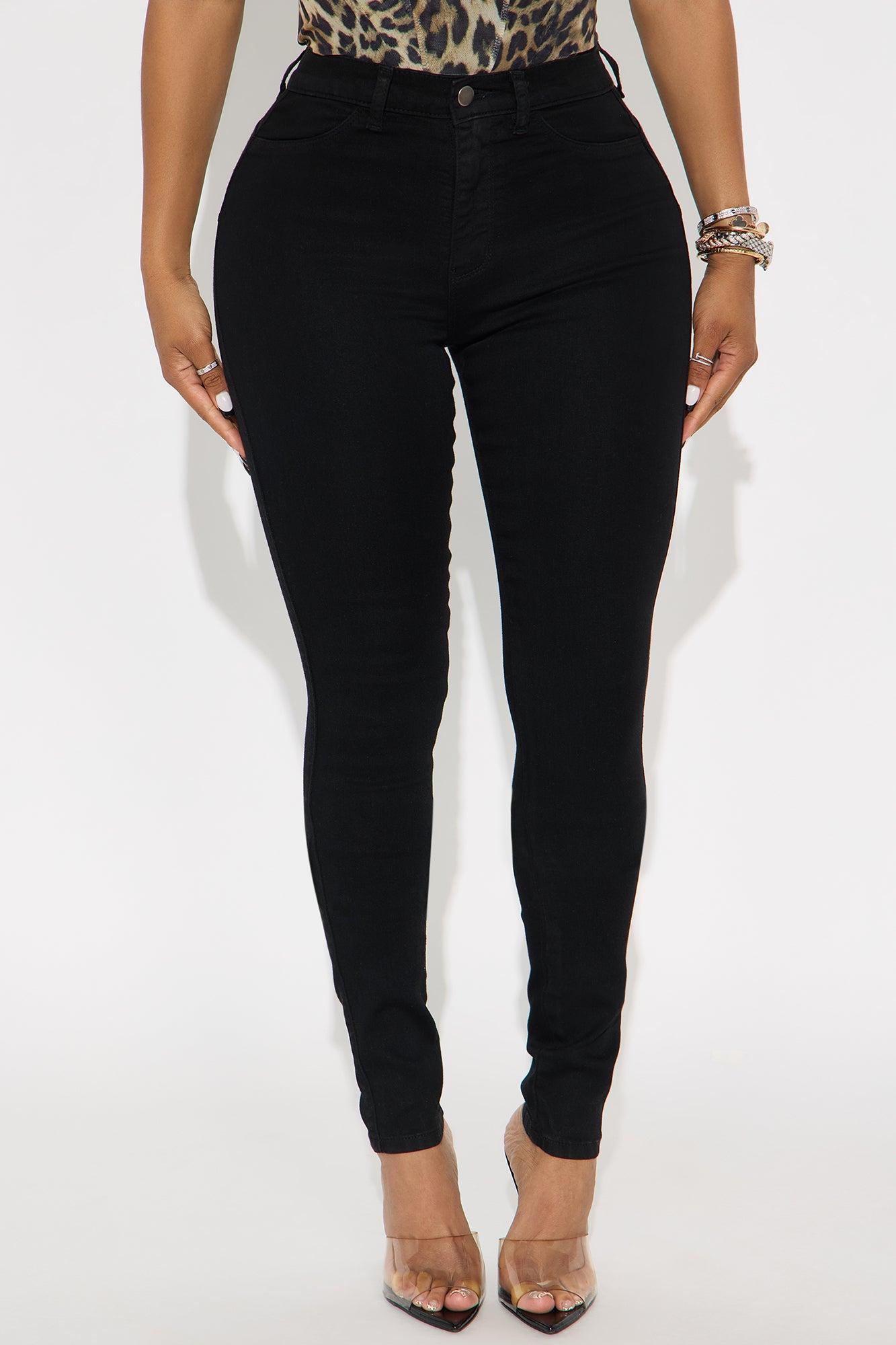 Tall Classic Beauty Booty Lifter Skinny Jeans - Black Product Image
