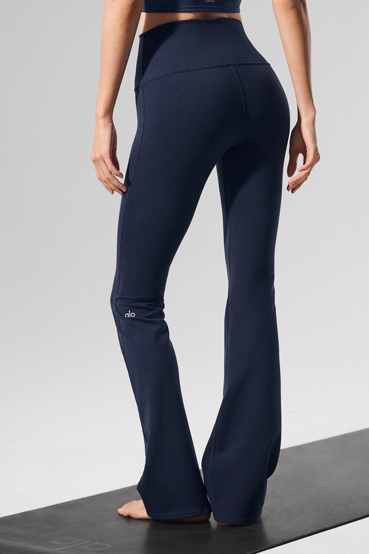 Airbrush High-Waist Bootcut Legging - Navy Product Image