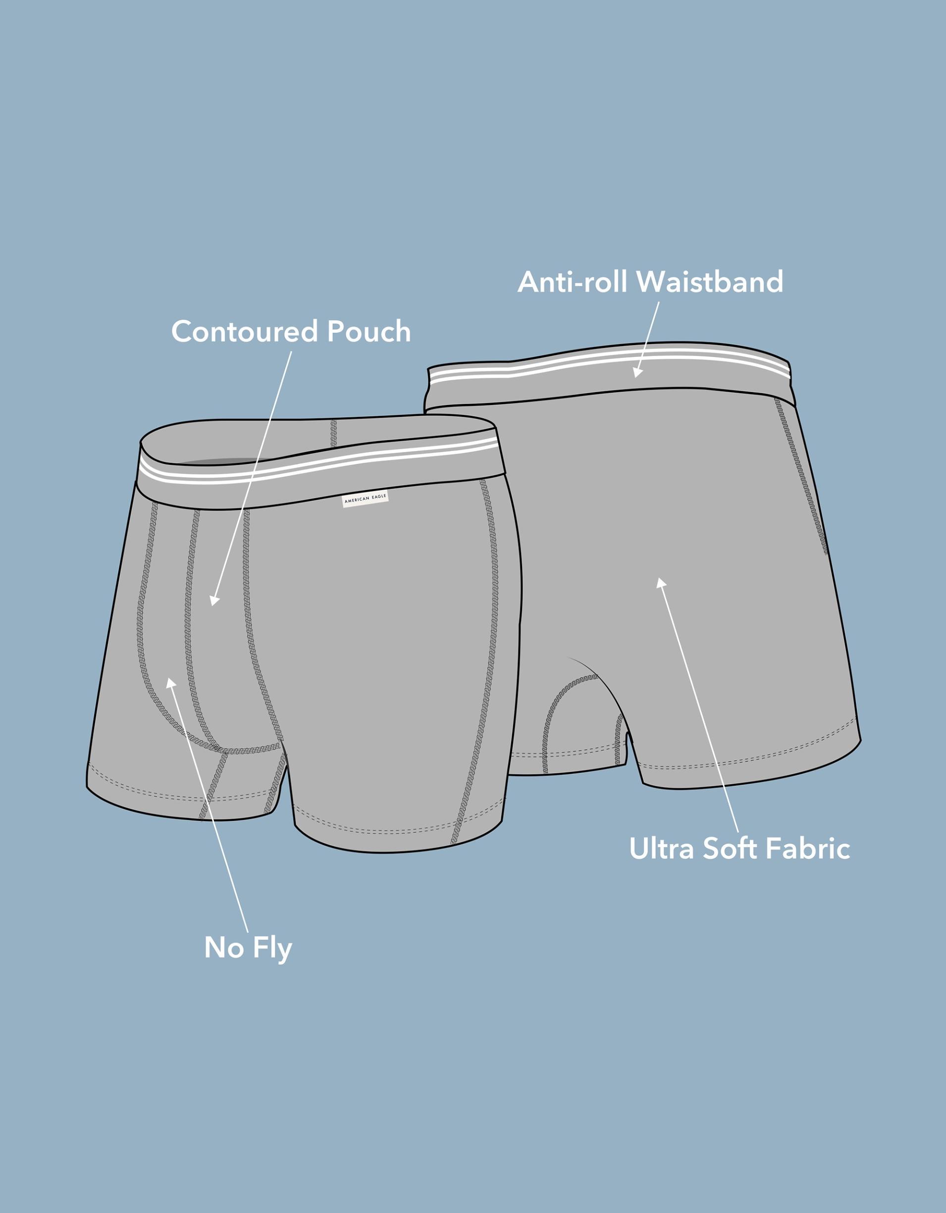 AEO Men's Cameras 4.5" Ultra Soft Boxer Brief Product Image